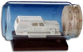 Business Card Sculpture - Funeral Hearse