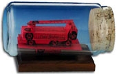 Business Card Sculpture - Fire Truck