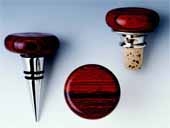 Rosewood Flat-Top Cork Stopper