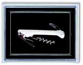 Tire-Bouchon Silver Plated Waiter's Corkscrew Lapel Pin