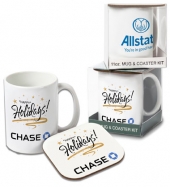 Mug & Hard Coaster Gift Set