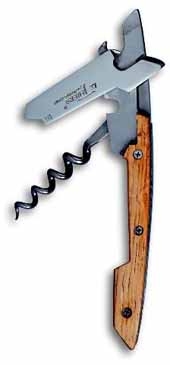 Le Thiers™ Sommelier Corkscrew w/Oak Handle & Leather Holster