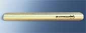 Brushed Gold Anodized Crumb Scraper w/Gold Plated Clip