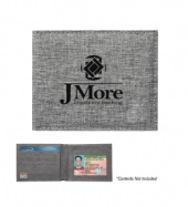 Heathered RFID Data Blocking Wallet