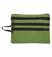 Heathered Tech Accessory Travel Bag