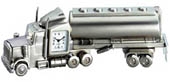 Metal Oil Tanker Clock