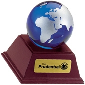 Glass Globe Paperweight