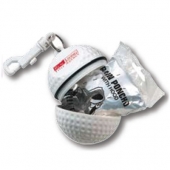 Rain Poncho In Golf Ball Sportsafe With Clip