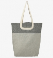 Recycled Cotton U-Handle Book Tote