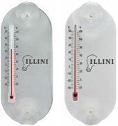 Large Acrylic Oval Temperature Gauge