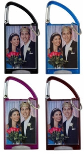 Carabiner Snap-In Photo Flashlight Keytag