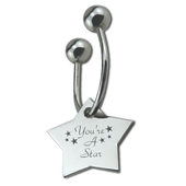 Designer Inspired Star Keytag