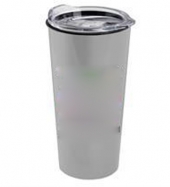 The Explorer - 18 Oz. Metallic Travel Tumbler With Clear Slide Li