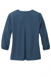 MERCER+METTLE™ Women's Stretch Crepe 3/4-Sleeve Blouse