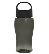 Poly-Pure Jr. 18 oz. Transparent Bottle With Oval Crest Lid