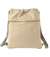 Authentic Pigment Pigment-Dyed Canvas Cinch Sack
