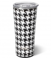 22 Oz. Swig Life™Houndstooth Stainless Steel Tumbler