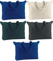 BAGedge 12 oz. Canvas Zippered Book Tote