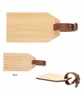 Outbound Bamboo Luggage Tag