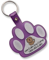 Paw Flexible Key Tag