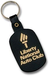 Round Rectangle Flexible Key Tag