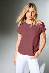 Mercer+Mettle® Women's Stretch Crepe Crew