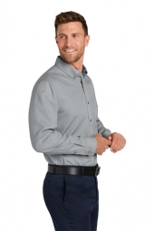 Port Authority® Long Sleeve Nailhead Easy Care Shirt