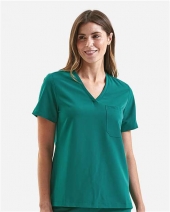 Onna Women's Limitless V-Neck Stretch Scrub Top