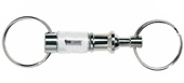 Silvertone Pull- Apart Key Tag