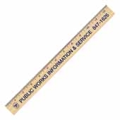 12" Natural Finish Ruler