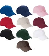 Big Accessories 6-Panel Washed Twill Low-Profile Cap