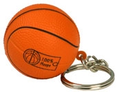 Basketball Stress Reliever Key Chain