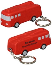 Fire Truck Stress Reliever Key Chain