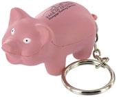 Pig Stress Reliever Key Chain