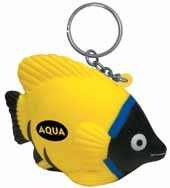 Tropical Fish Stress Reliever Key Chain