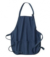 Port Authority® Medium Length Apron with Pouch Pockets