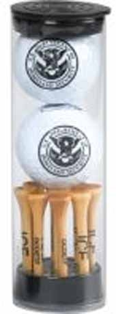 2 Golf Balls and Tees in Tube