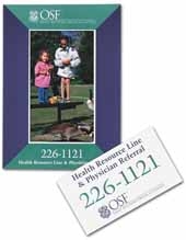 Bus Card Punch Out Picture Frame Magnet
