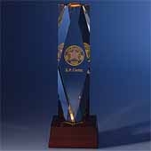 Dramatis Award with Lighted Base