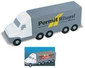 Semi-Trailer Truck Shape Stress Ball