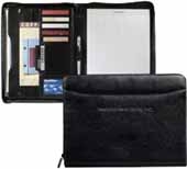 Renaissance Leather Zippered Padfolio