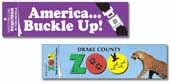 Bumper Stickers - 3 X 9"