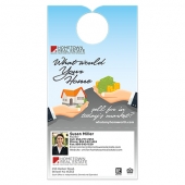 Door Hanger | 3 1/2" x 6 3/4" | Detachable Business Card