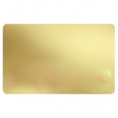 Lapel Sticker on Roll | Rectangle | 3 1/2" x 2 3/16" | Foil Paper