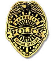 Badge Sticker on Roll | Police | 2 3/8" x 3 1/16" | Foil Papers