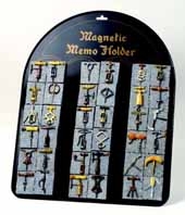 Magnetic Backboard Countertop Display For Memo Magnets